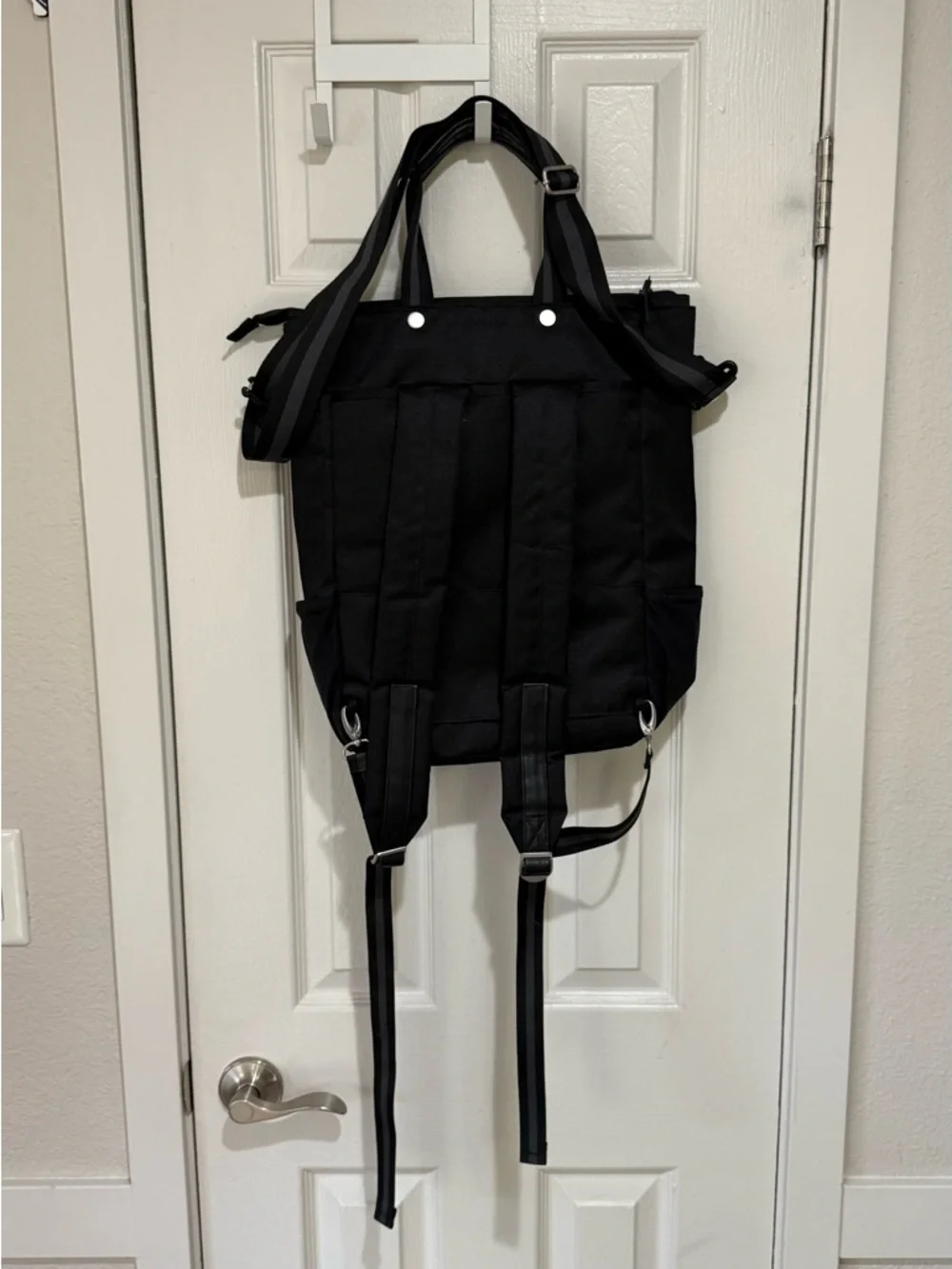 Sherpani Black Camden Backpack Tote Bag - Picture 4 of 8